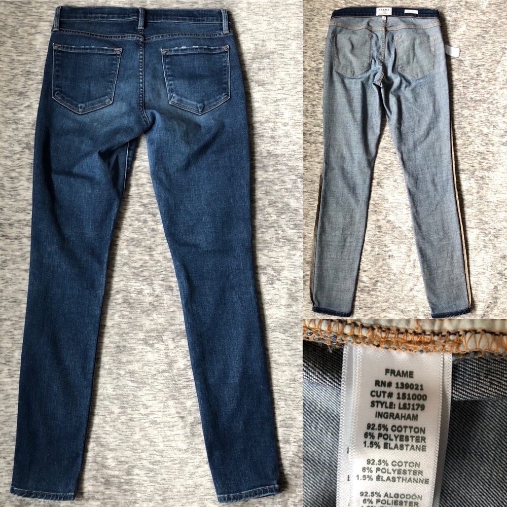 FRAME DENIM Le Skinny De Jeanne in Ingraham - Picture 2 of 13